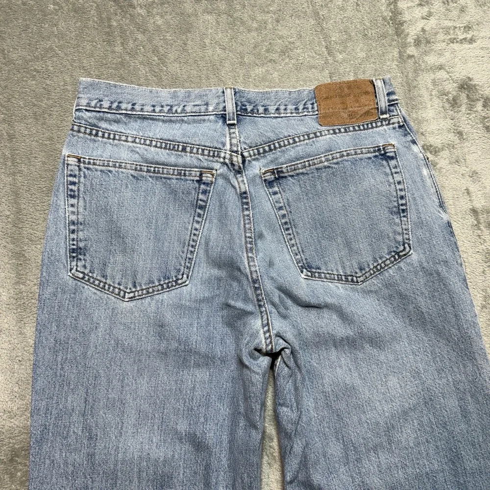 Abercrombie & Fitch Jeans Mens 32x33.5 Made in USA Baggy Straight Distressed 90s